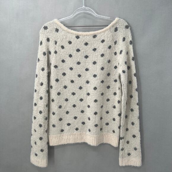 B6 Anthropologie Moth Wool Blend Sweater Womens Large Normcore - Picture 4 of 8